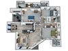 Marseilles Floor Plan Marseilles Floor Plan at Springs at Continental Ranch, Tucson